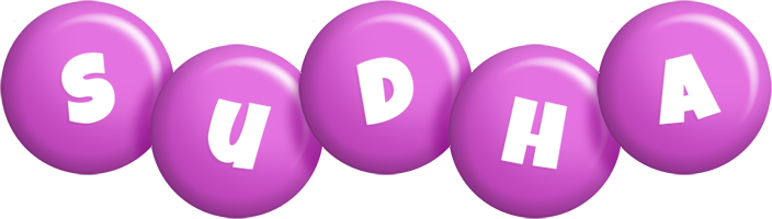 Sudha candy-purple logo