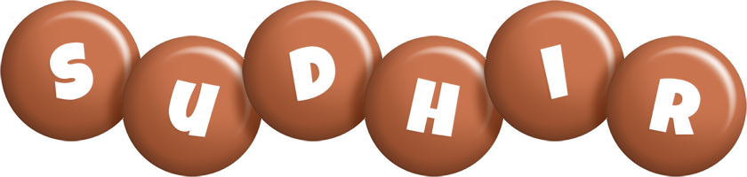 Sudhir candy-brown logo