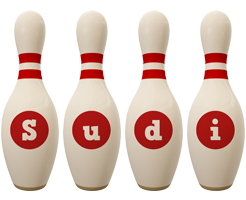 Sudi bowling-pin logo