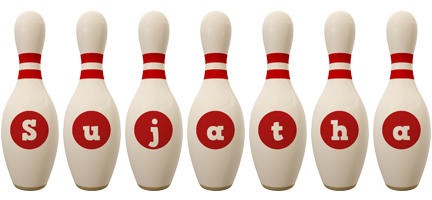Sujatha bowling-pin logo