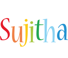 Sujitha birthday logo
