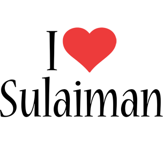 Sulaiman i-love logo