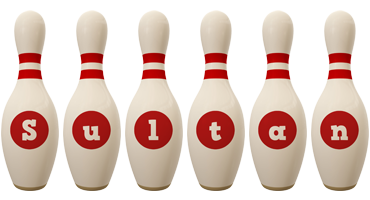 Sultan bowling-pin logo