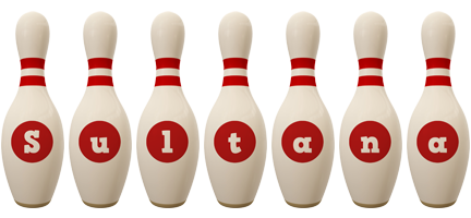 Sultana bowling-pin logo
