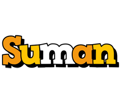 Suman cartoon logo