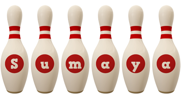 Sumaya bowling-pin logo