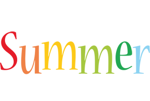 Summer birthday logo