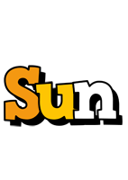 Sun cartoon logo