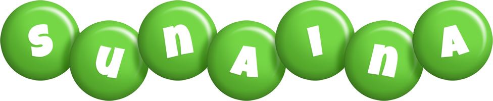 Sunaina candy-green logo