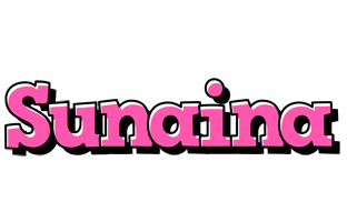 Sunaina girlish logo