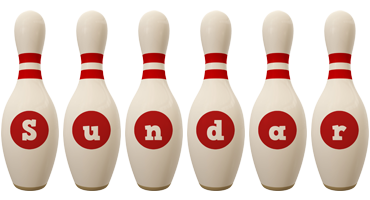 Sundar bowling-pin logo
