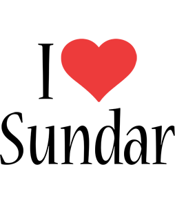 Sundar i-love logo