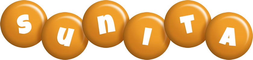 Sunita candy-orange logo