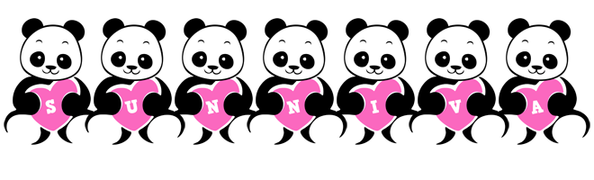 Sunniva love-panda logo
