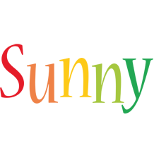 Sunny birthday logo