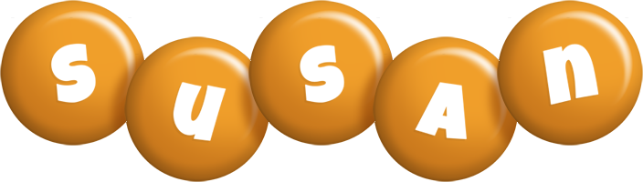 Susan candy-orange logo