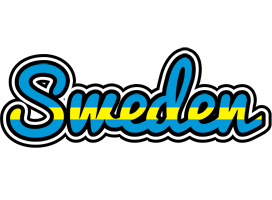 SWEDEN logo effect. Colorful text effects in various flavors. Customize your own text here: http://www.textGiraffe.com/logos/sweden/