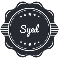 Syed badge logo