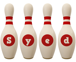 Syed bowling-pin logo