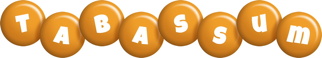 Tabassum candy-orange logo