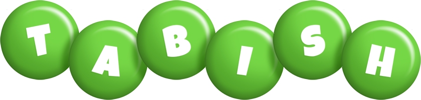 Tabish candy-green logo
