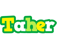 Taher soccer logo