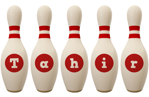 Tahir bowling-pin logo