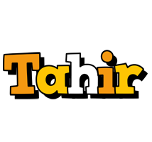 Tahir cartoon logo