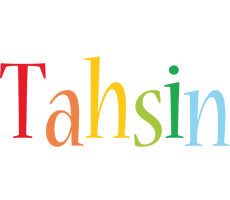 Tahsin birthday logo