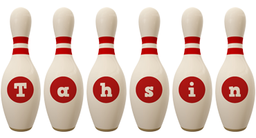 Tahsin bowling-pin logo