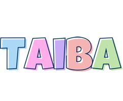 Taiba pastel logo