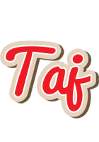 Taj chocolate logo