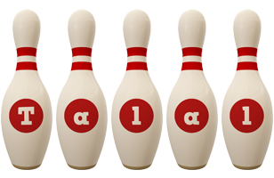Talal bowling-pin logo
