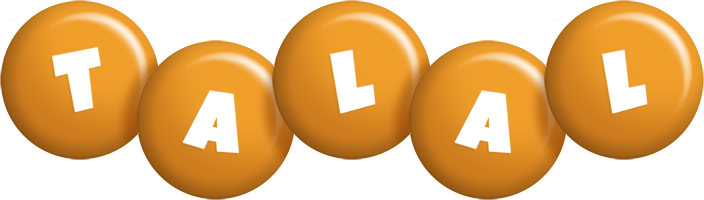 Talal candy-orange logo