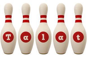 Talat bowling-pin logo