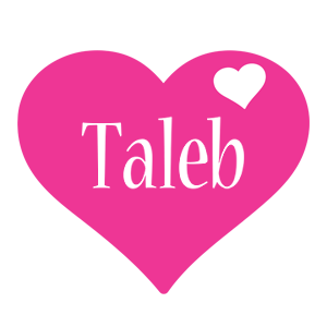 Taleb love-heart logo