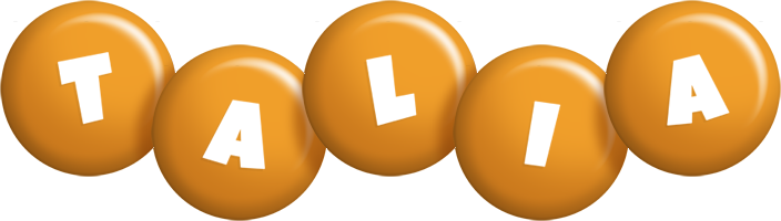 Talia candy-orange logo
