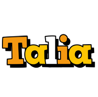 Talia cartoon logo