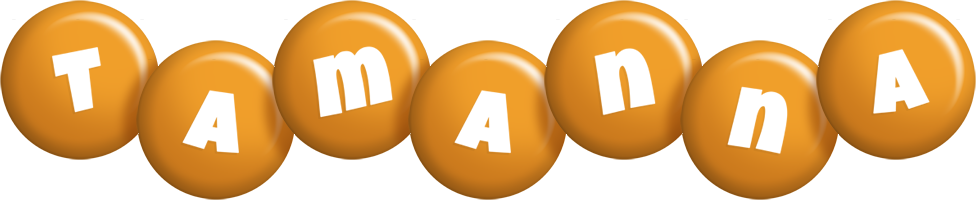 Tamanna candy-orange logo