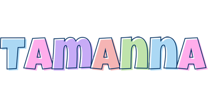 Tamanna pastel logo