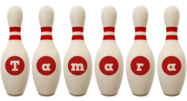 Tamara bowling-pin logo