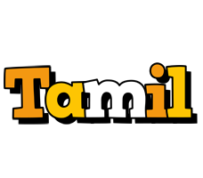 Tamil cartoon logo