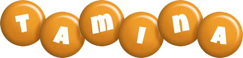 Tamina candy-orange logo