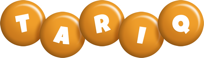 Tariq candy-orange logo