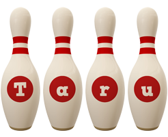 Taru bowling-pin logo