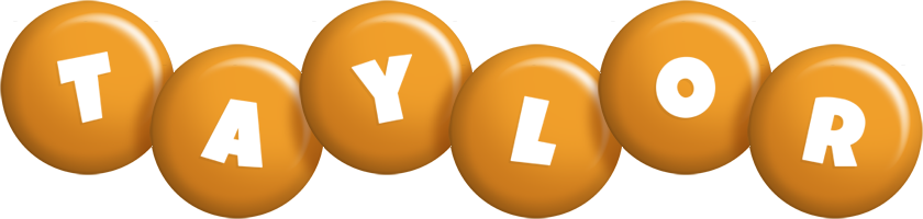 Taylor candy-orange logo
