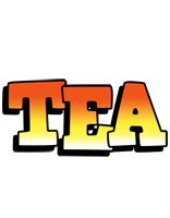 Tea sunset logo