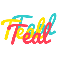 Teal disco logo