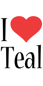 Teal i-love logo