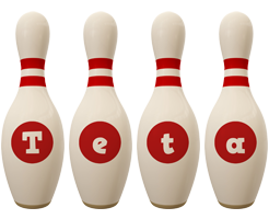 Teta bowling-pin logo